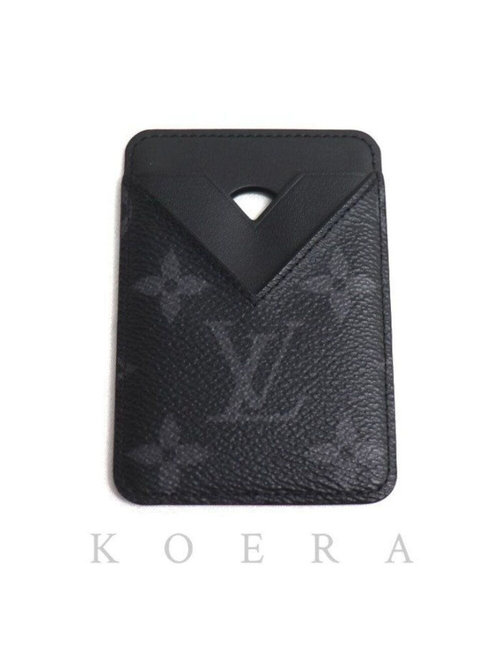 Louis Vuitton Card Slot Magnet Eclipse Black